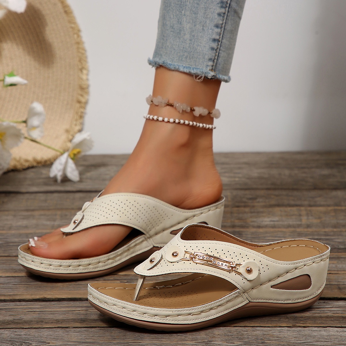 Women Comfort Wedge Sandals 