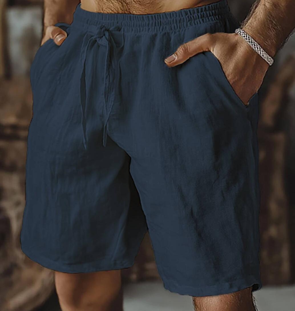 Men's Breathable Linen Loose  Shorts