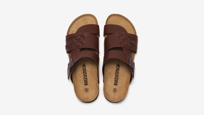 Comfortable Cork-soled orthopedic sandals for Men