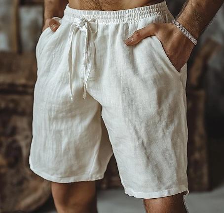 Men's Breathable Linen Loose  Shorts