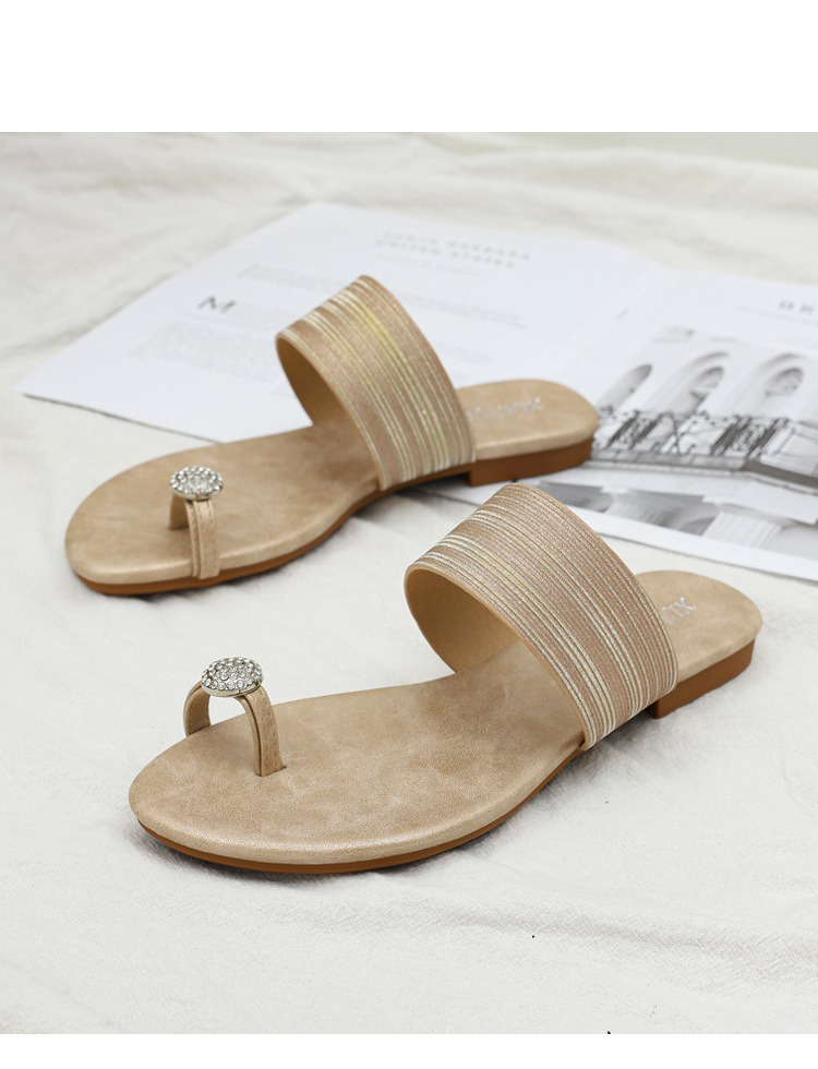 Women Casual Summer Flat Bottomed Sandals 