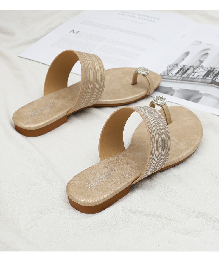 Women Casual Summer Flat Bottomed Sandals 