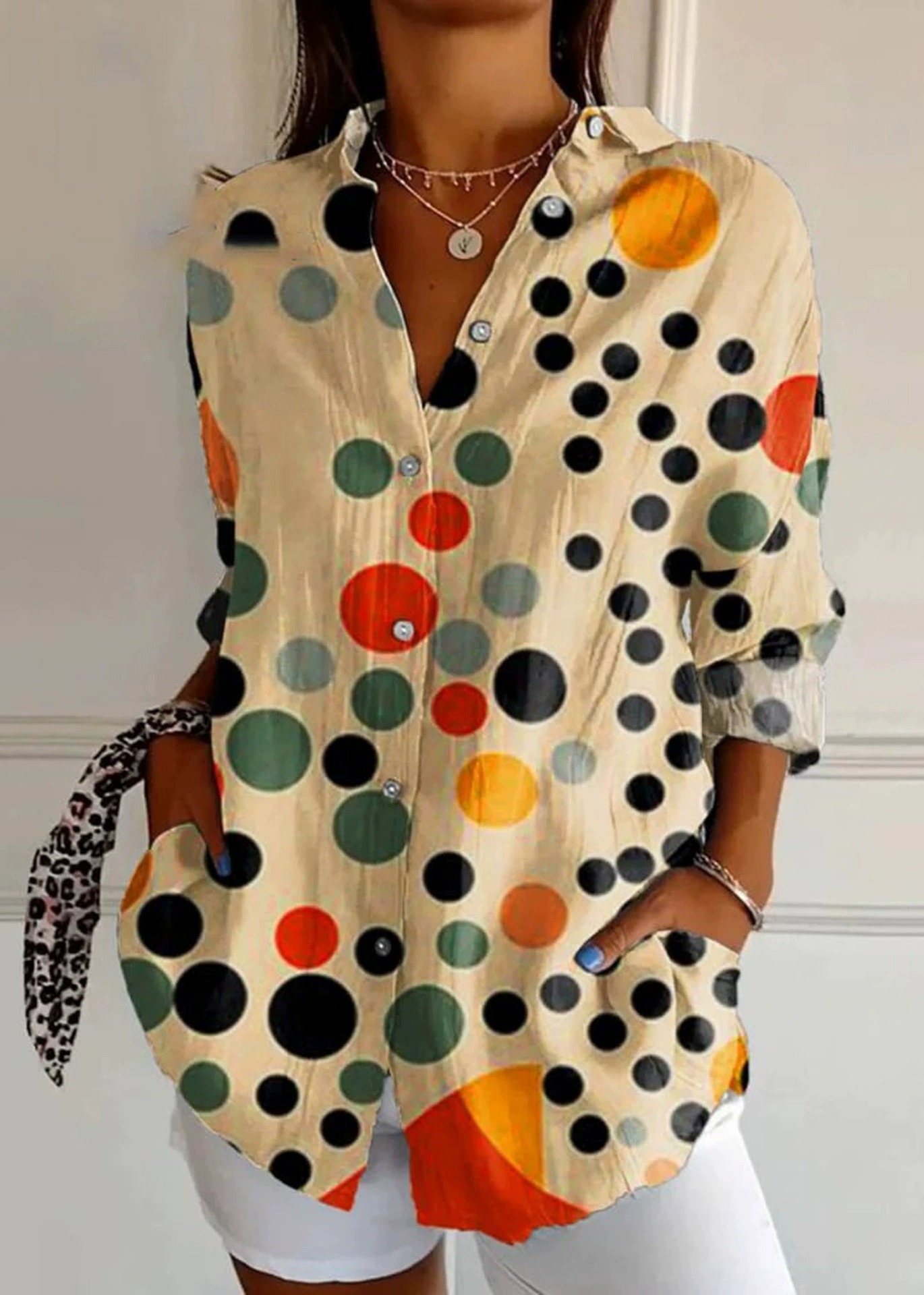 Stylish Abstract Multicolor Shirt