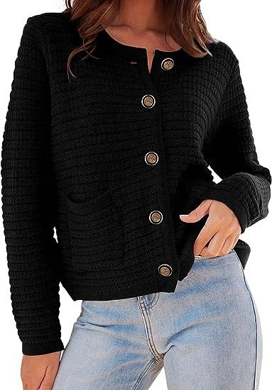 Autumn Winter Fashion Women's Long Sleeve Round Neck Knitted Sweater 