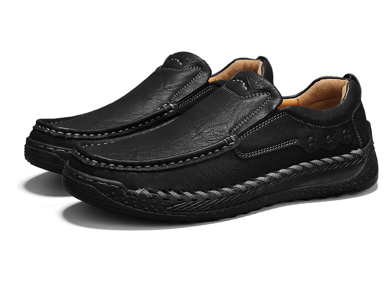50% OFF🔥Men Orthopedic Loafers – Handcrafted Leather, Wide Toe Box & Arch Support