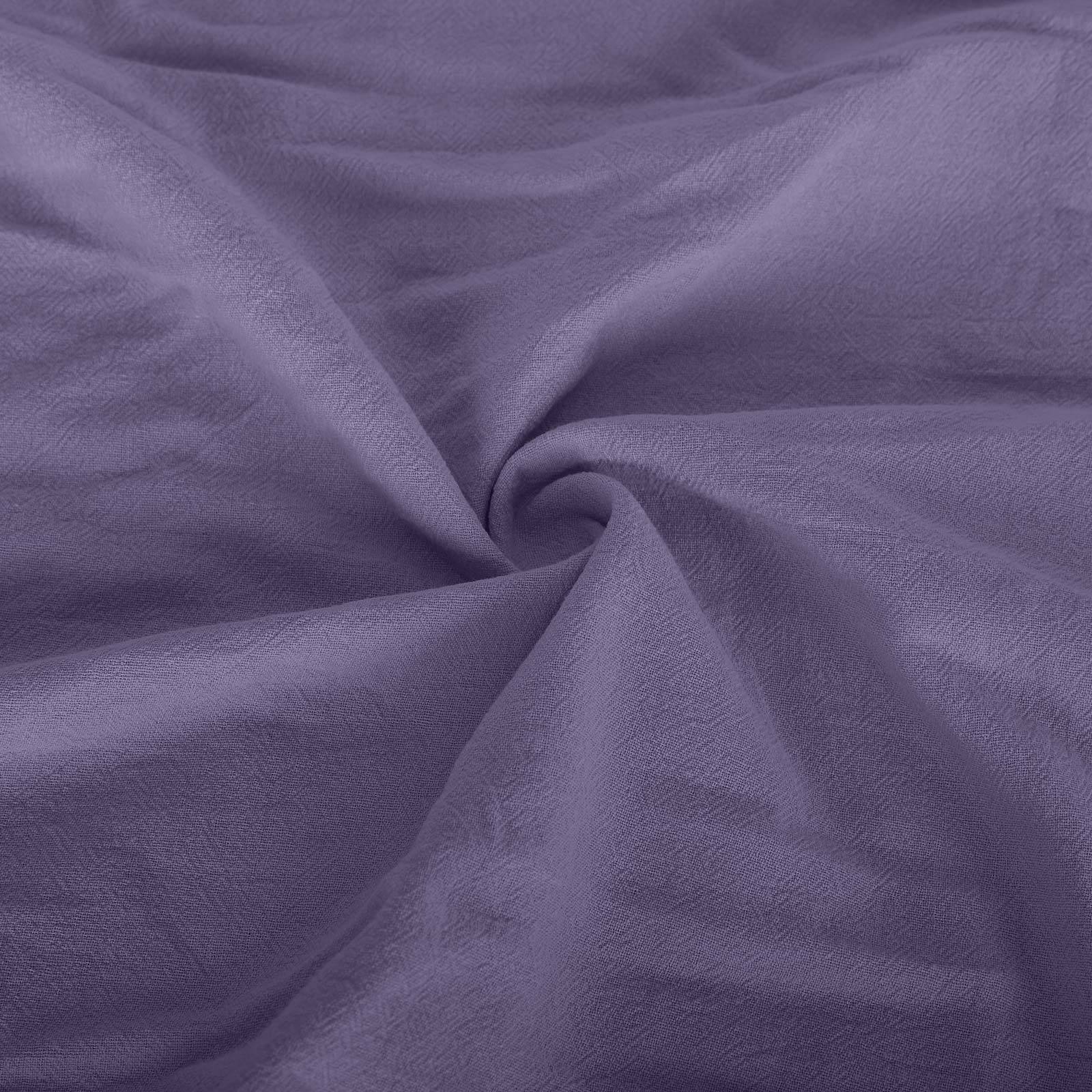 Mid-length V-neck half-sleeve cotton and linen loose version three-button pocket dress