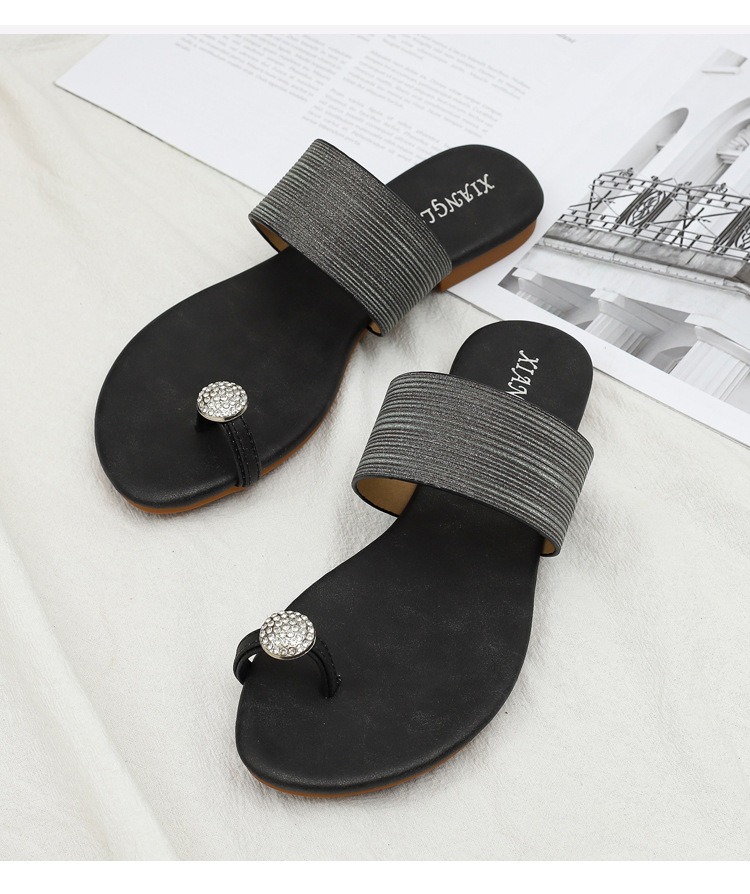 Women Casual Summer Flat Bottomed Sandals 