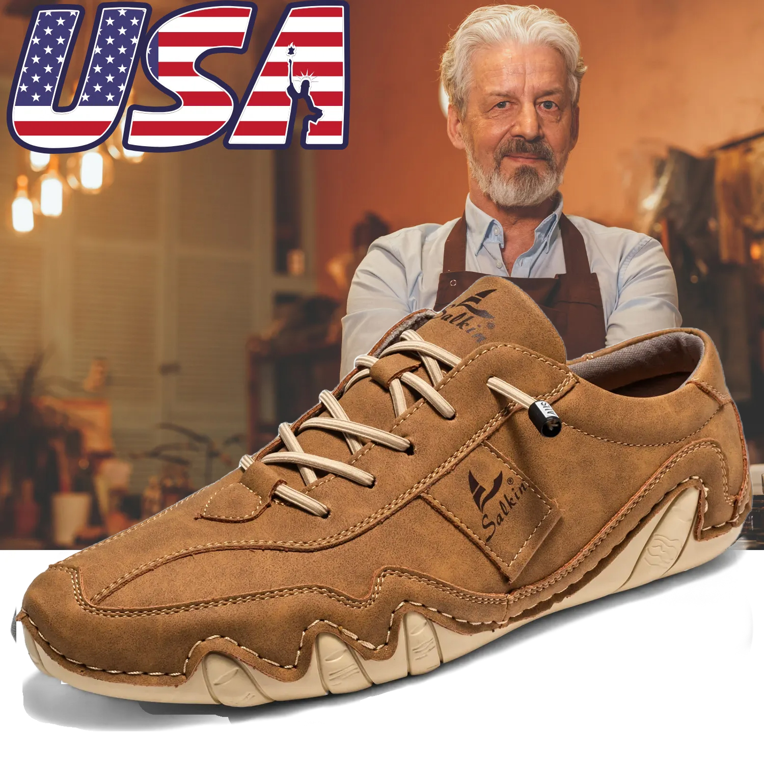 Retro Genuine Leather Shoes for men
