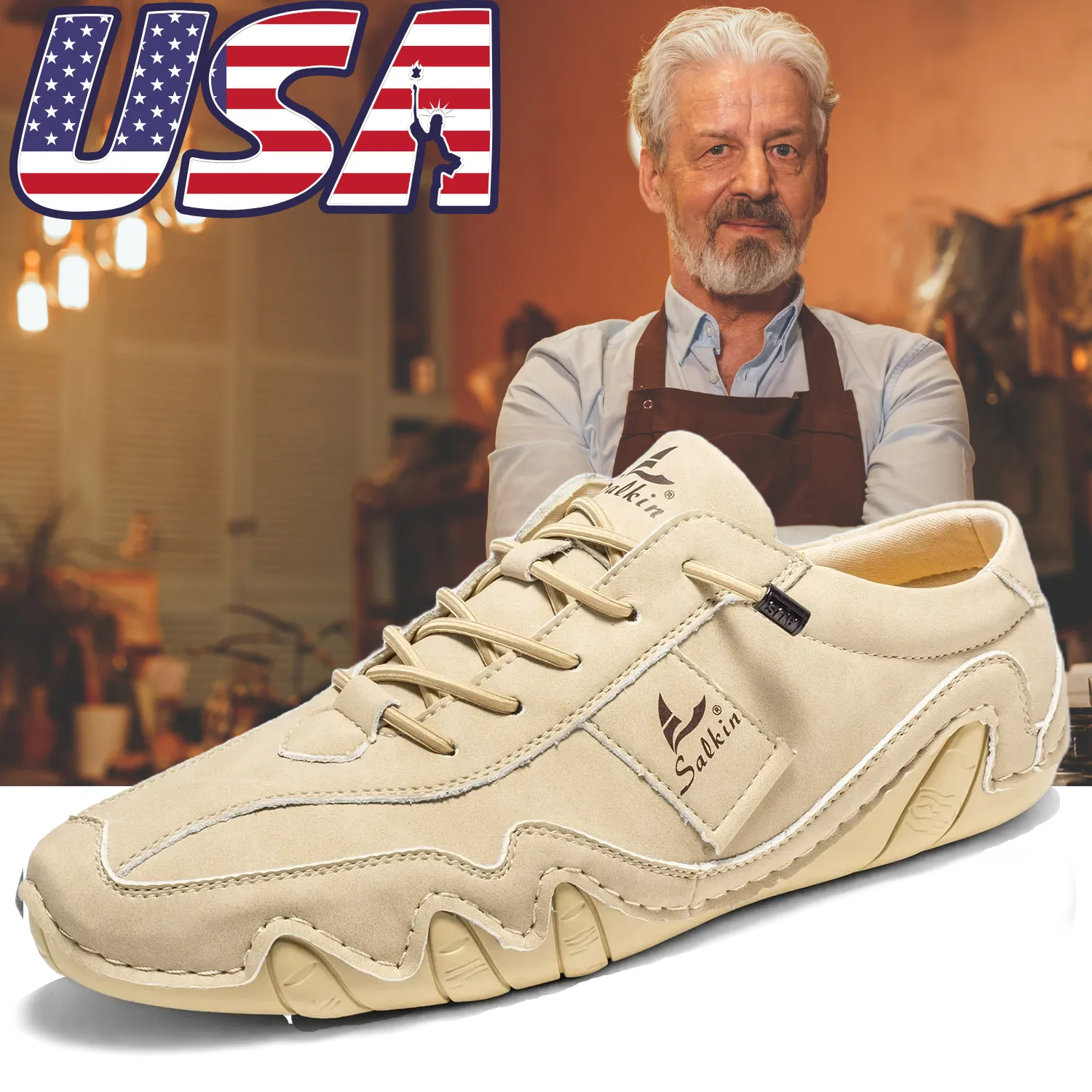 Retro Genuine Leather Shoes for men