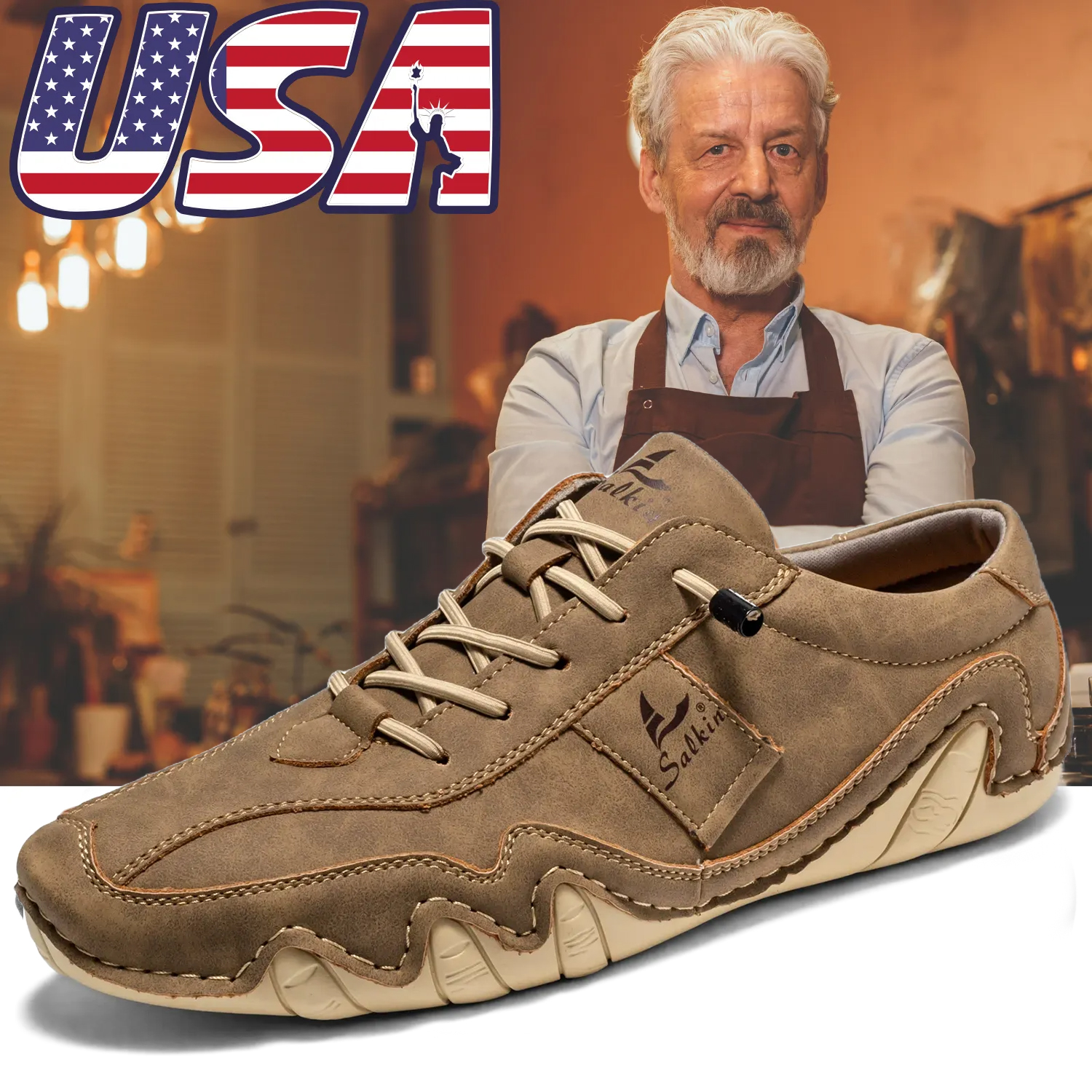 Retro Genuine Leather Shoes for men