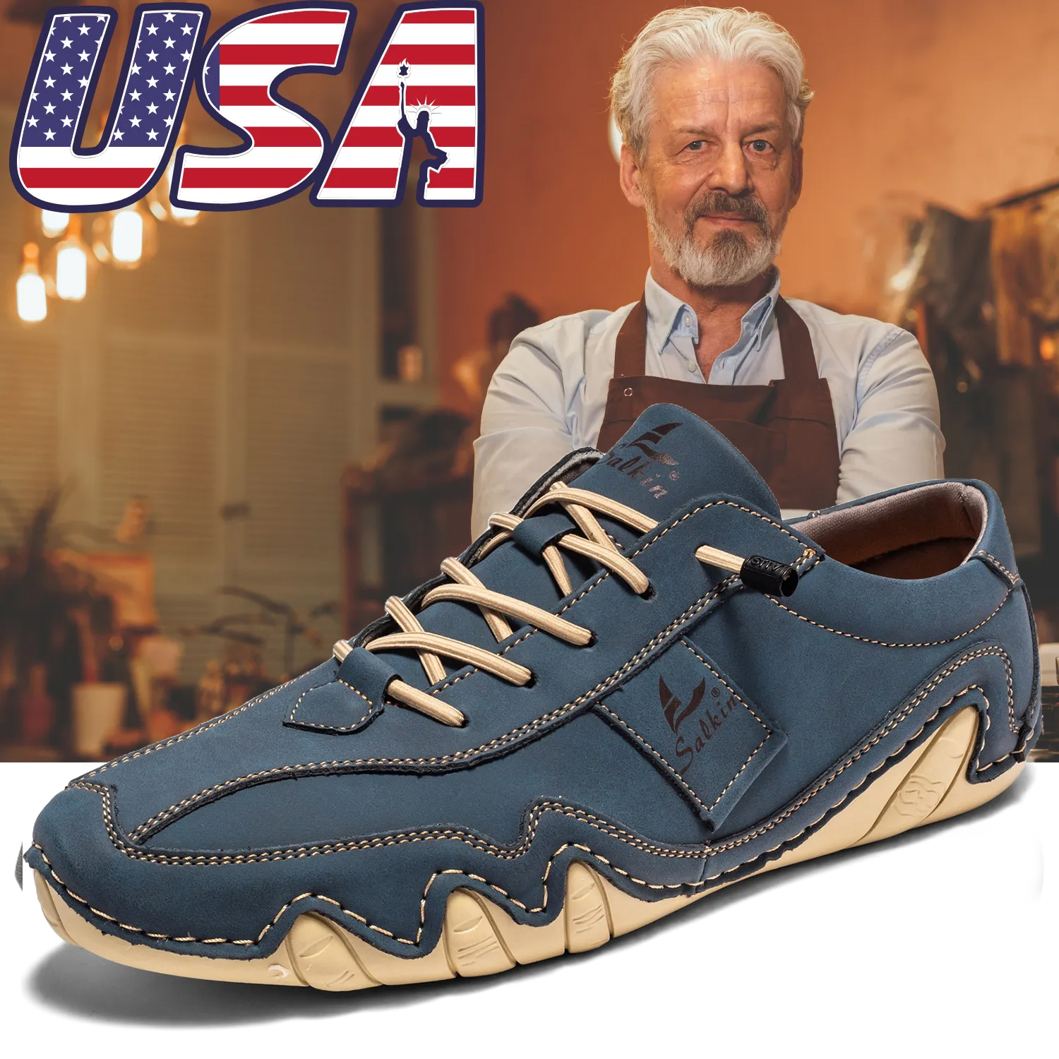 Retro Genuine Leather Shoes for men