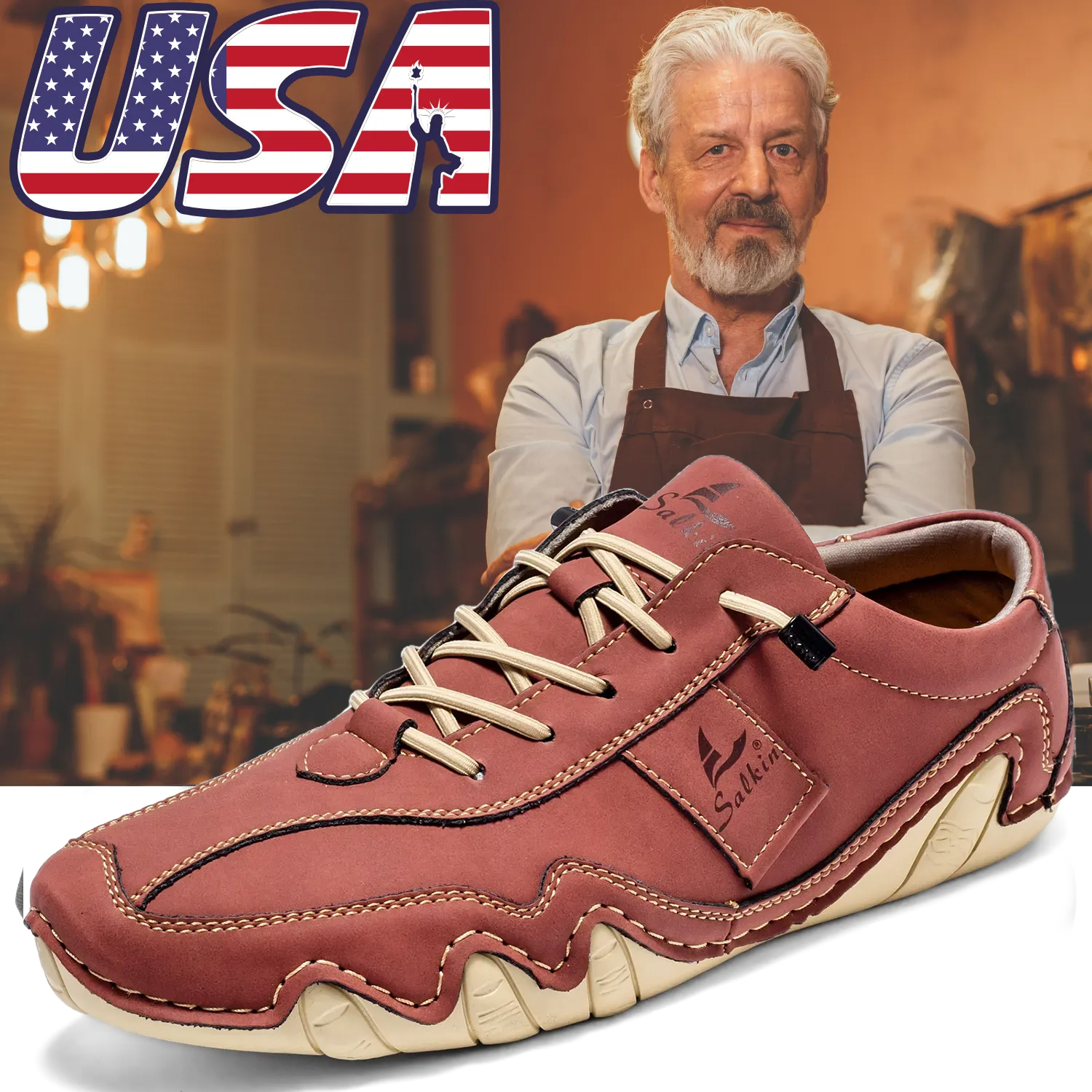 Retro Genuine Leather Shoes for men