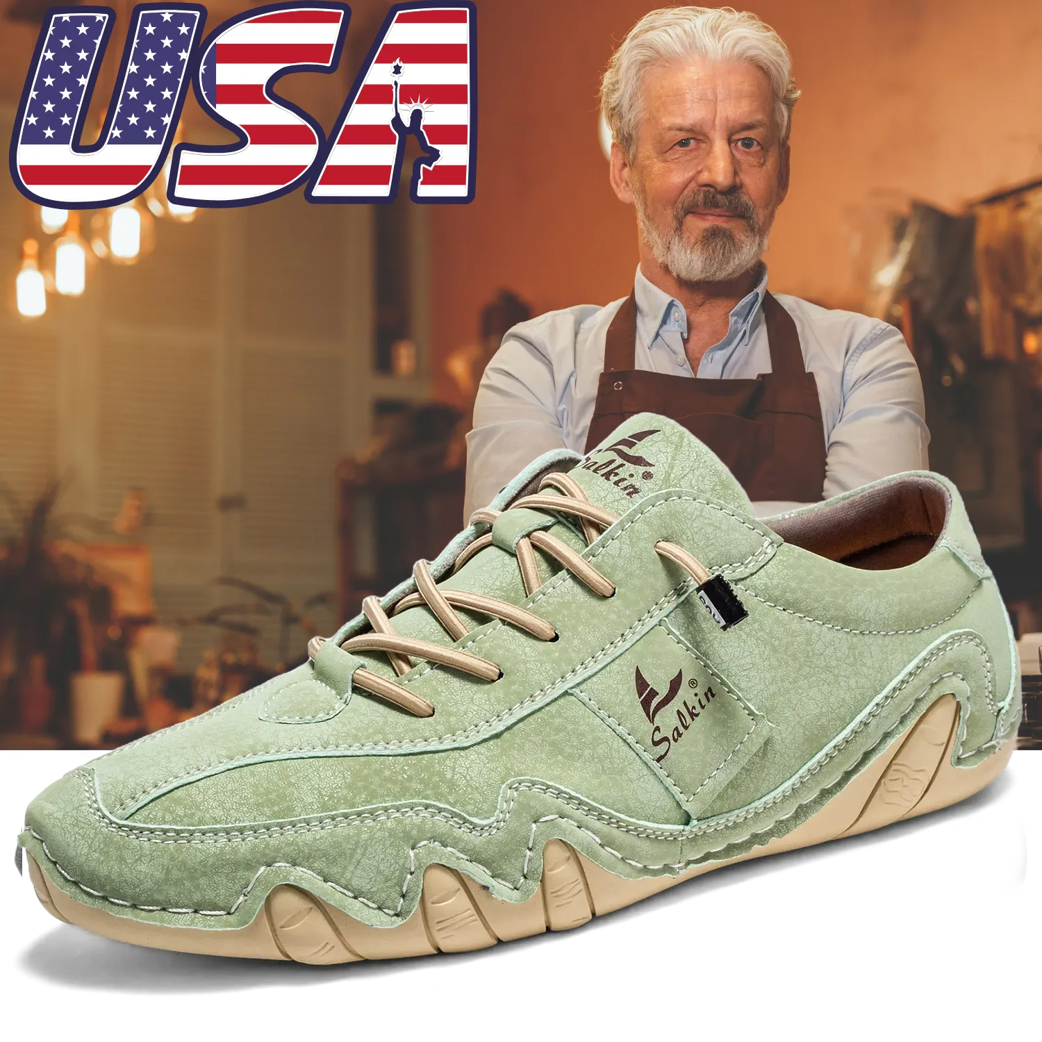 Retro Genuine Leather Shoes for men