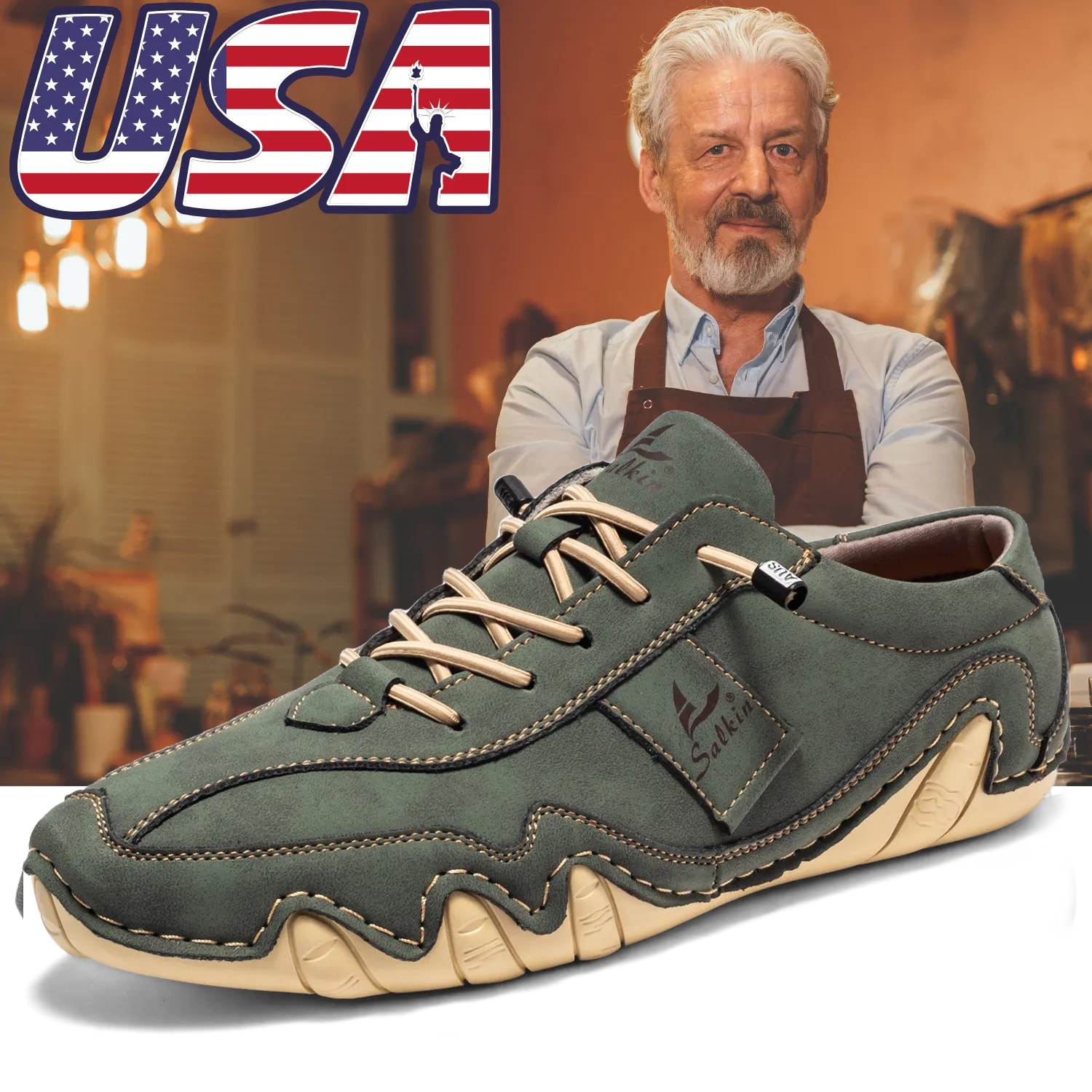 Retro Genuine Leather Shoes for men