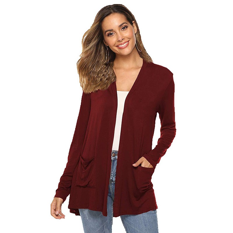 Women's Soft Cardigan Long Sleeve Tops