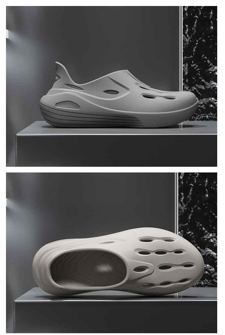 Men Summer Outdoor Sports Casual Eva Thick-soled Hole Sandals Shoes
