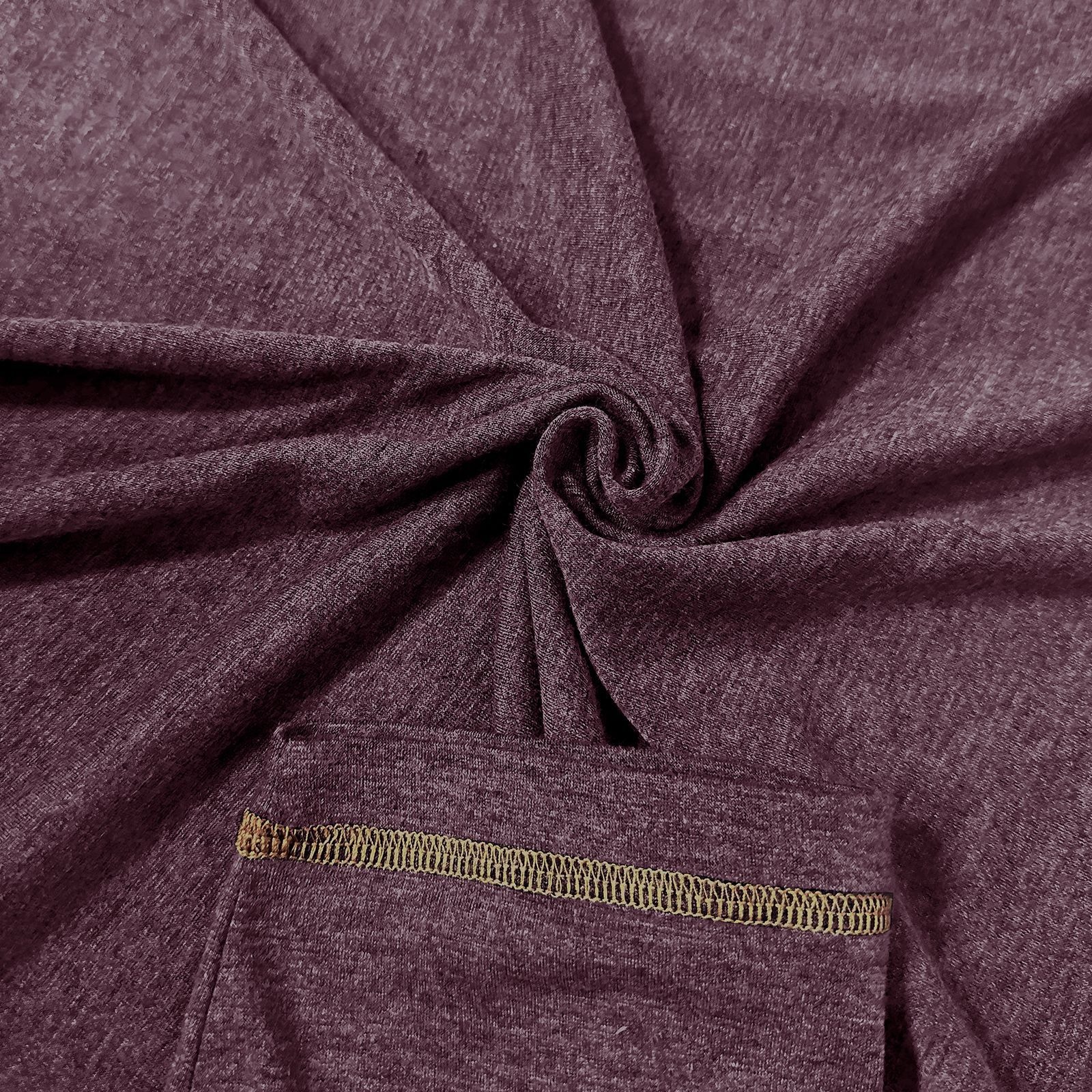 Men's crew neck long sleeve tough henley T-shirt