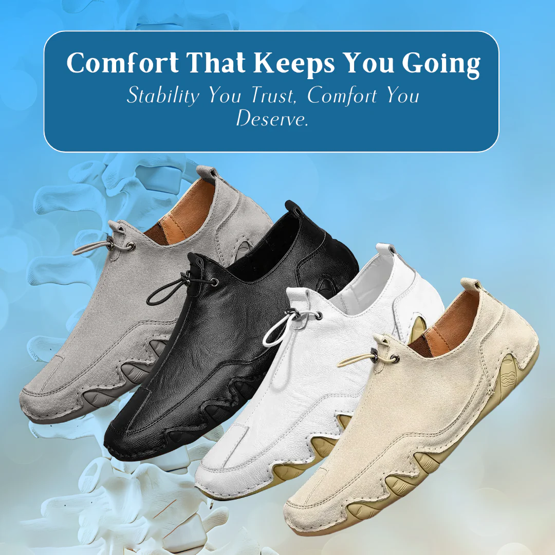 Durable Construction Men's Lightweight Suitable Orthopedic Loafers