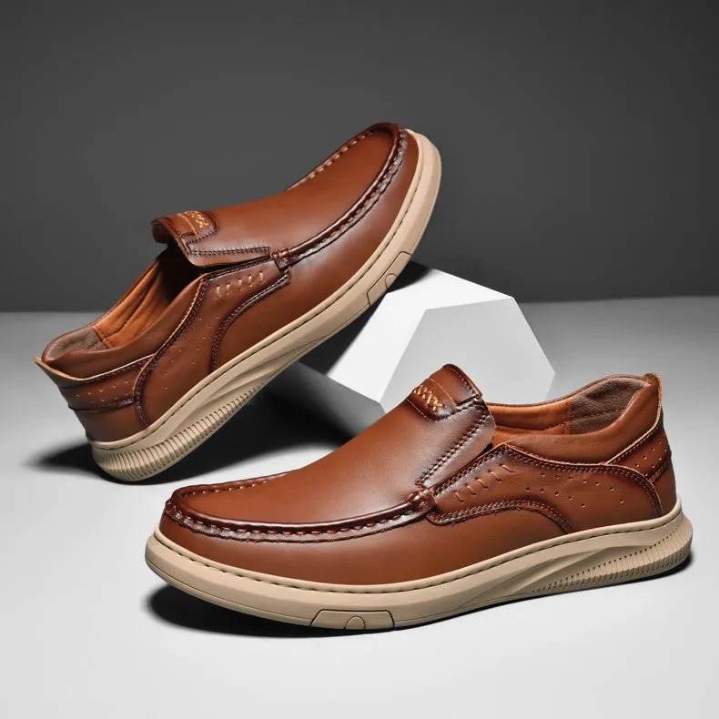 🔥Men's Comfortable Genuine Leather Orthopedic Loafers