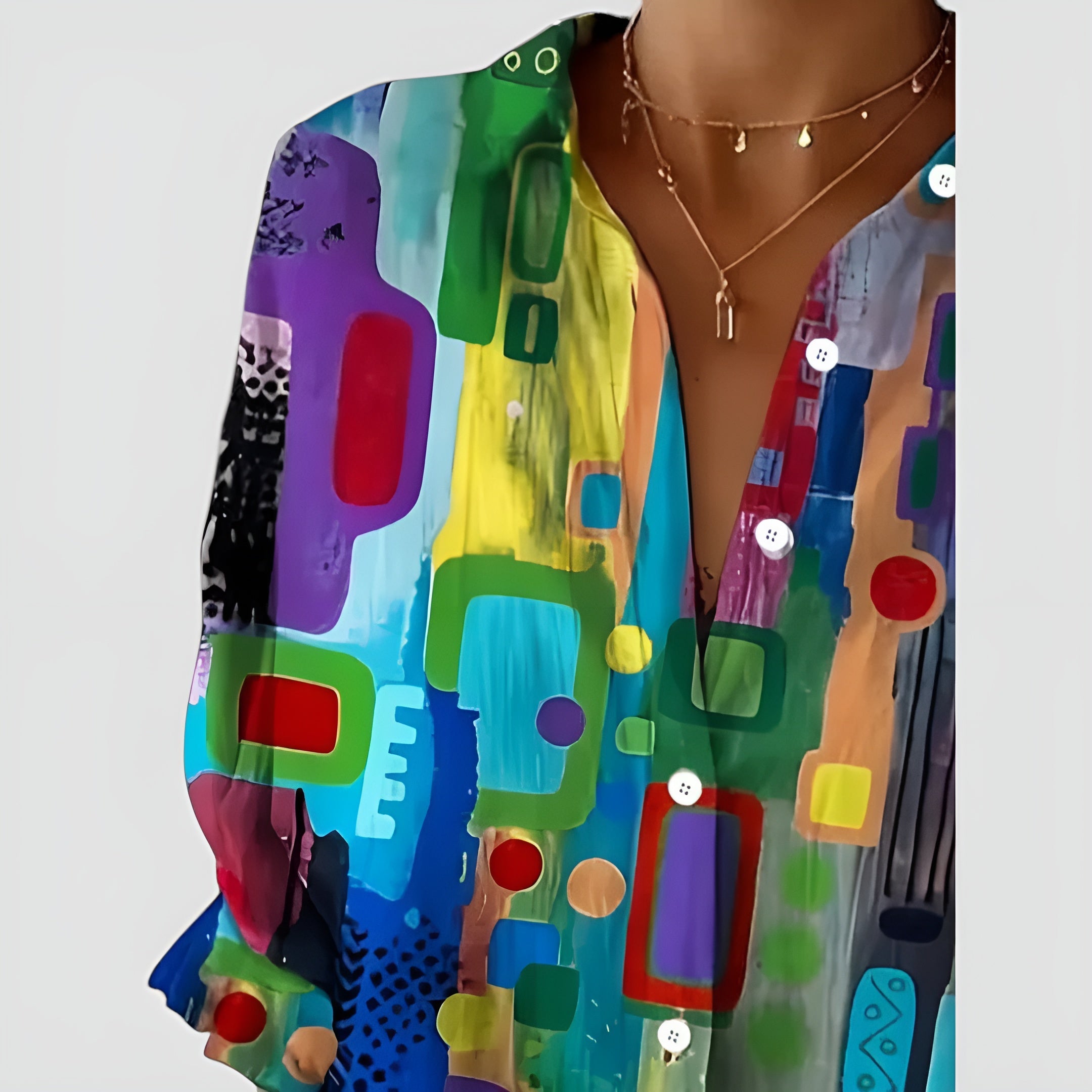 Stylish Abstract Multicolor Shirt