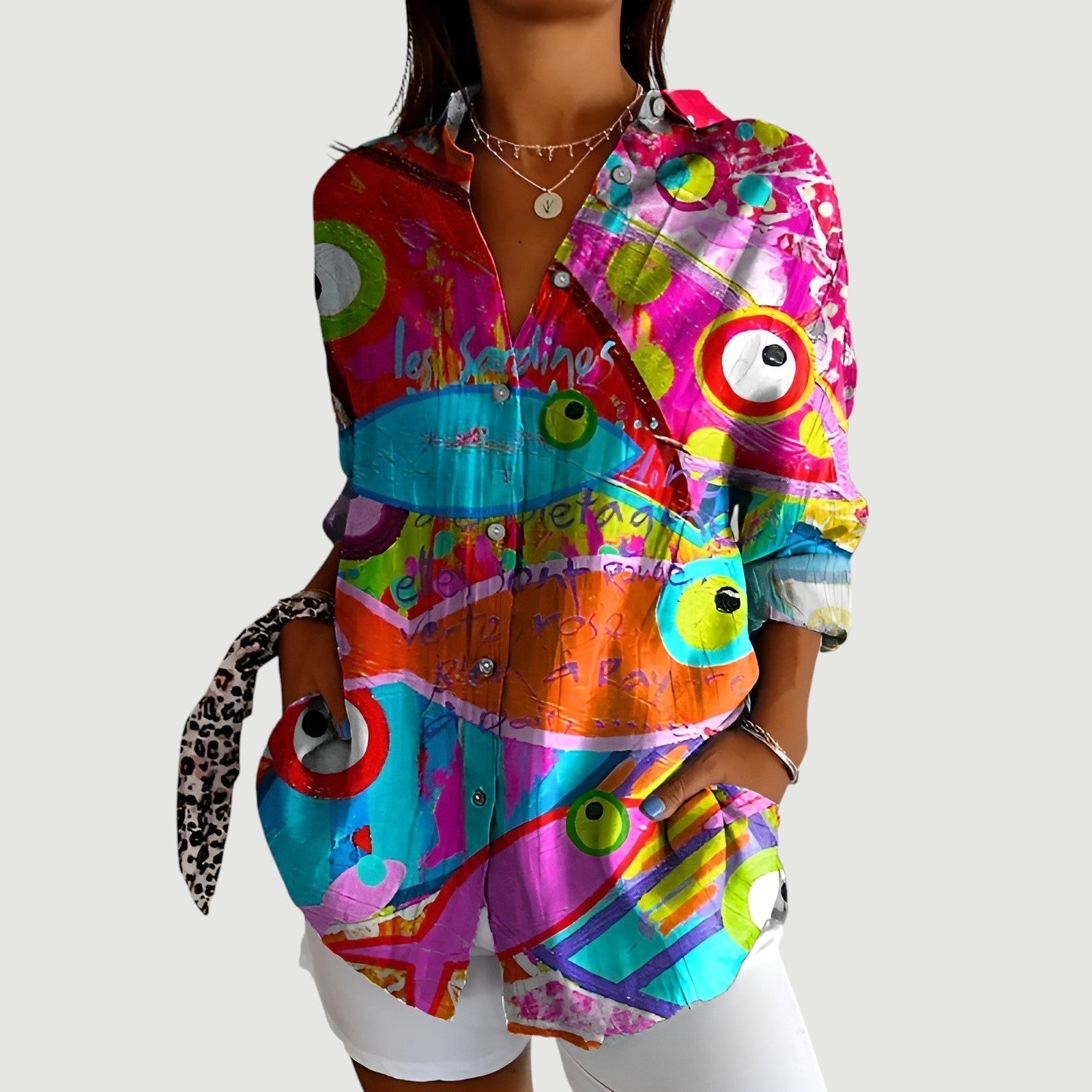 Stylish Abstract Multicolor Shirt
