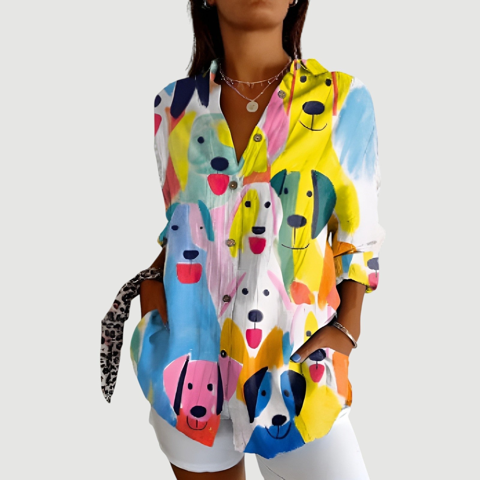 Stylish Abstract Multicolor Shirt
