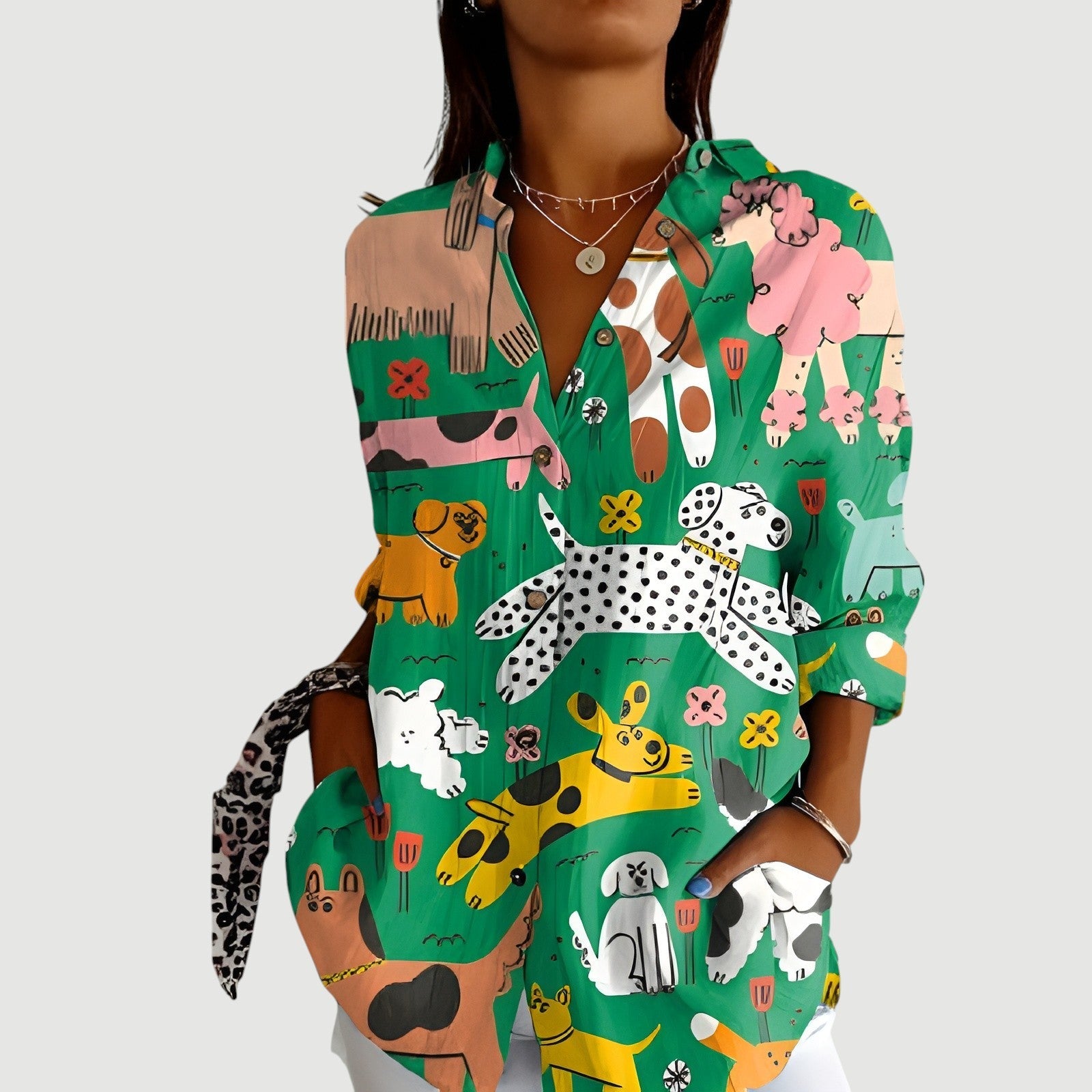 Stylish Abstract Multicolor Shirt