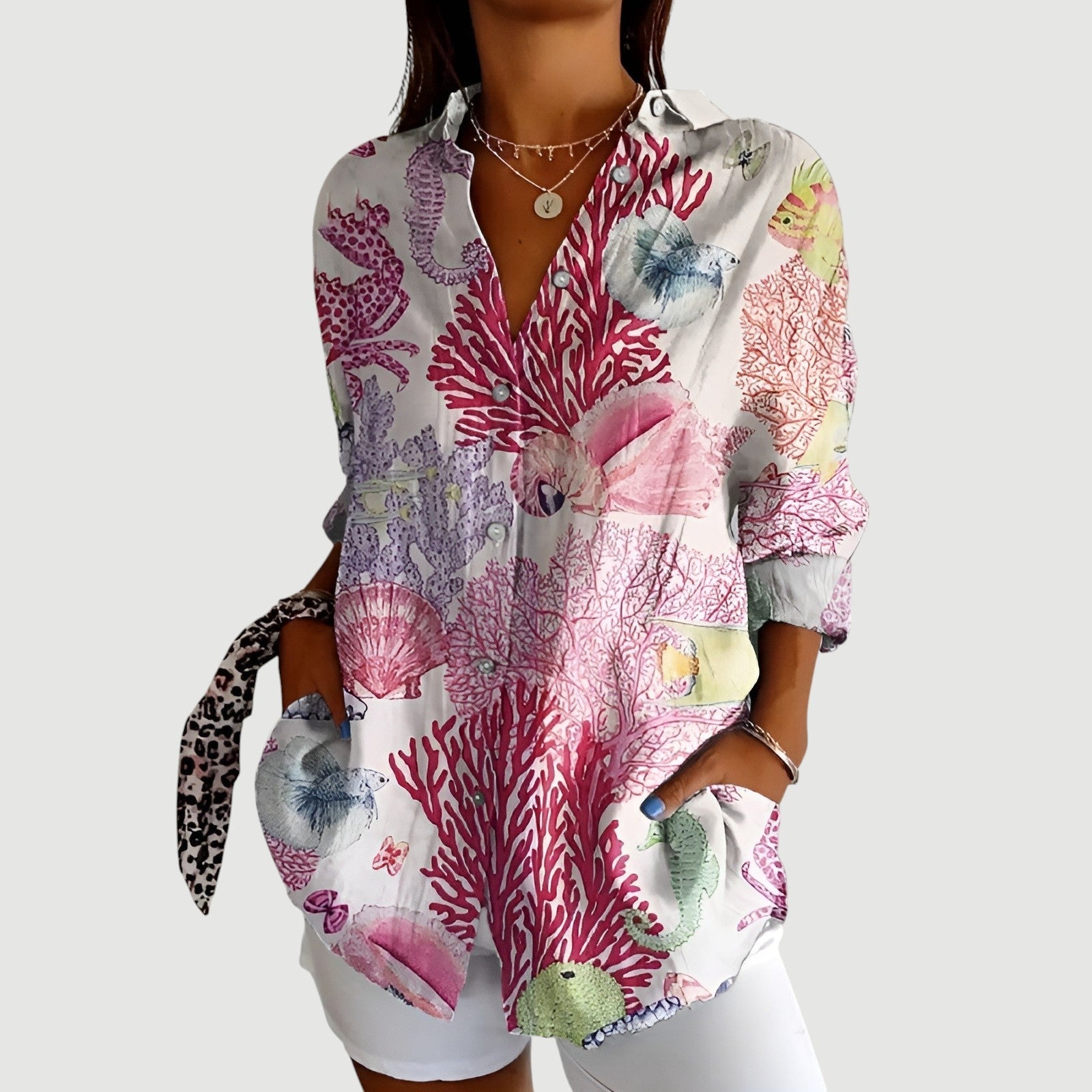 Stylish Abstract Multicolor Shirt