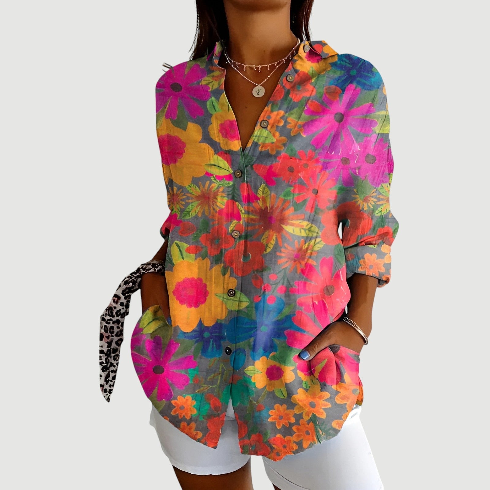 Stylish Abstract Multicolor Shirt