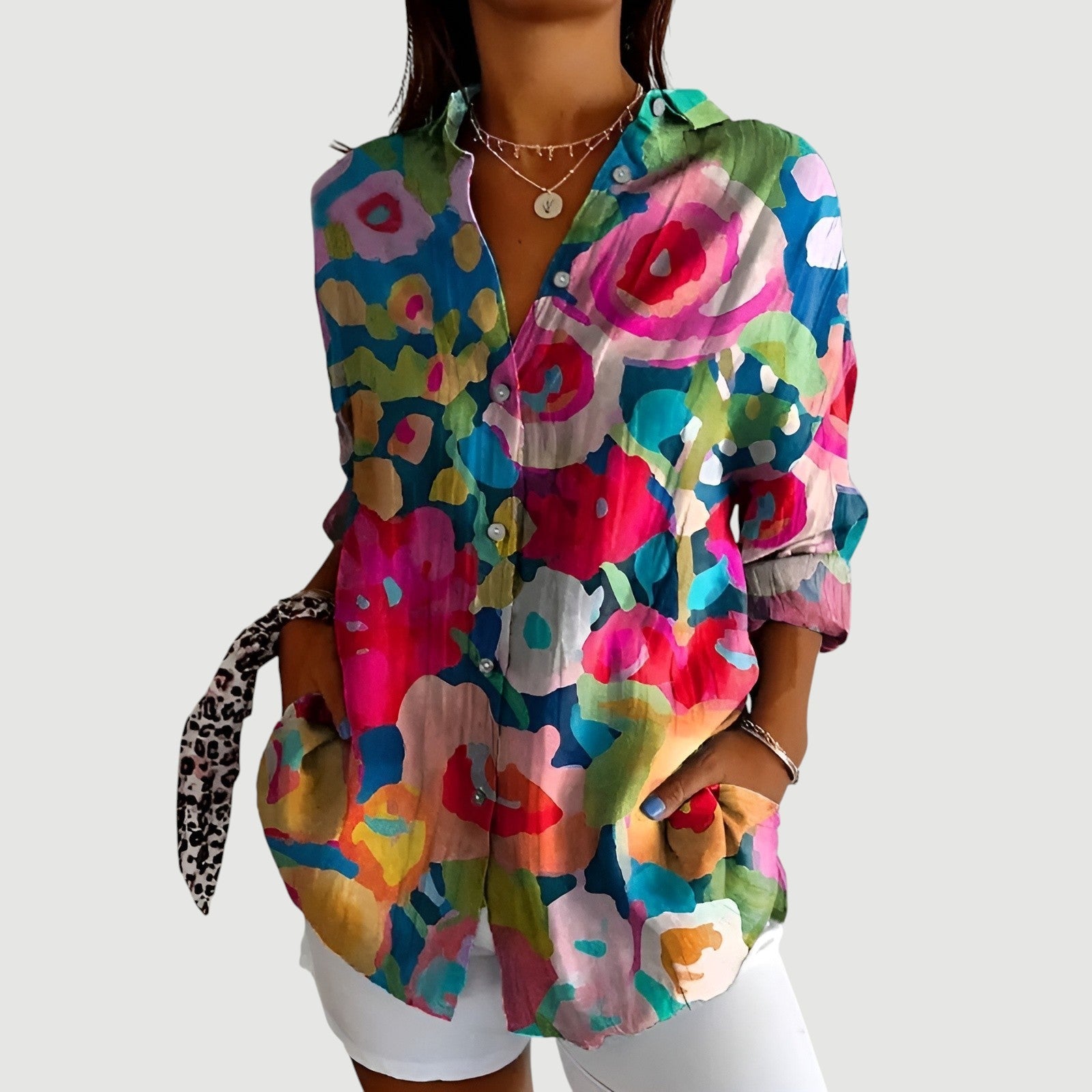 Stylish Abstract Multicolor Shirt