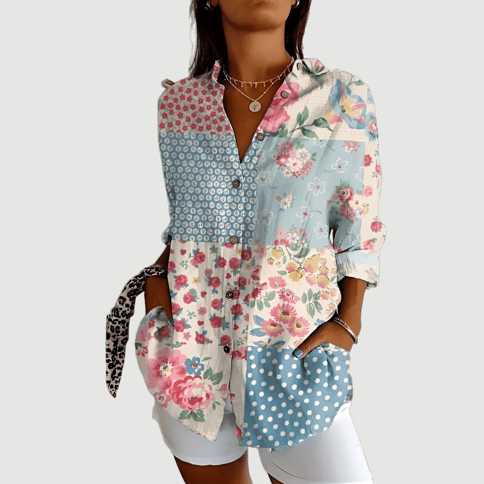 Stylish Abstract Multicolor Shirt