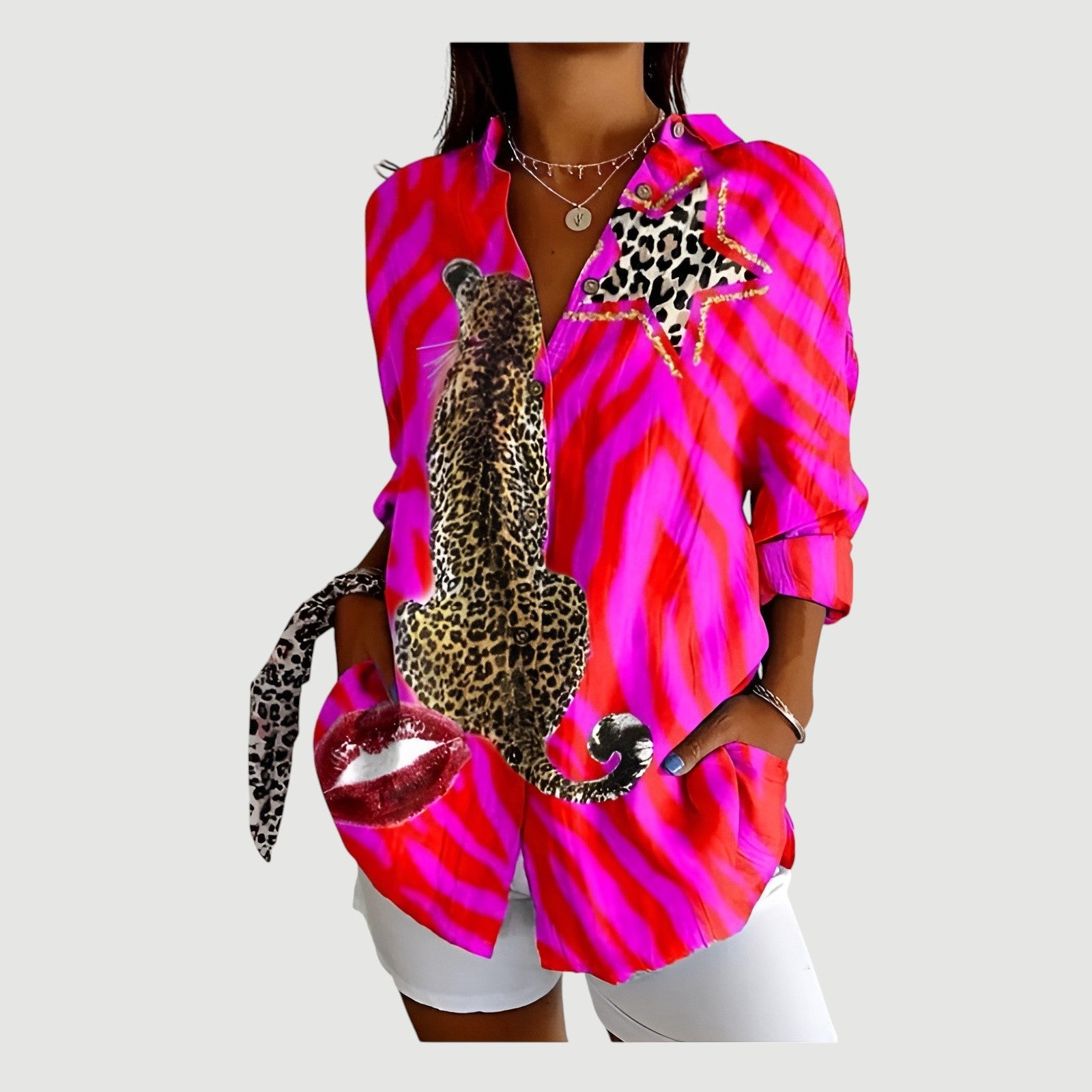 Stylish Abstract Multicolor Shirt