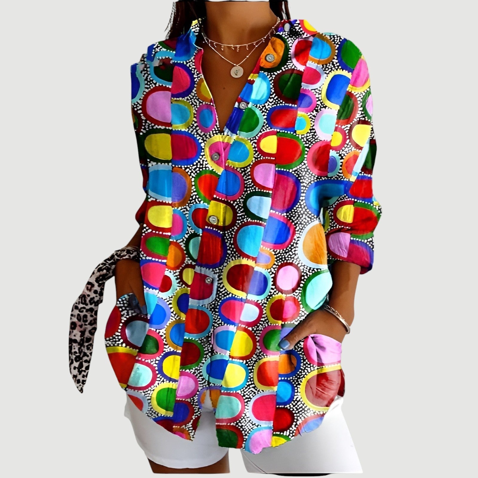 Stylish Abstract Multicolor Shirt