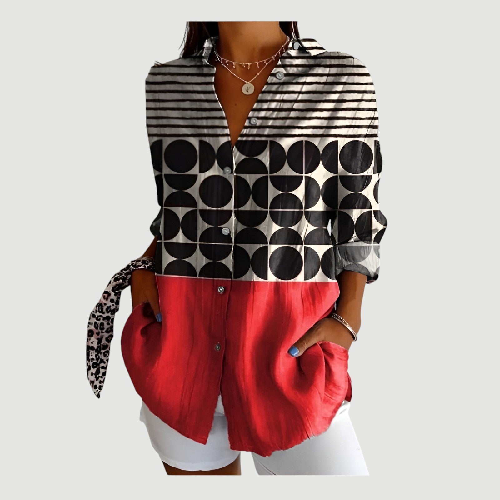 Stylish Abstract Multicolor Shirt
