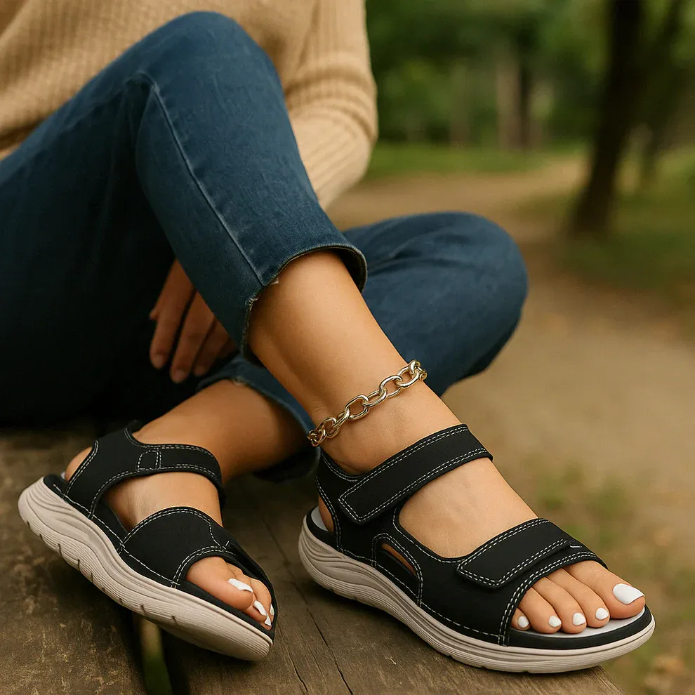 ⏰(Zeitlich begrenztes Frühlingsangebot, 50 % Rabatt – Nicht verpassen) Orthopädische Sandalen mit Fußgewölbeunterstützung✅Bequemes und schmerzfreies Gehen: Ergonomisches Design
