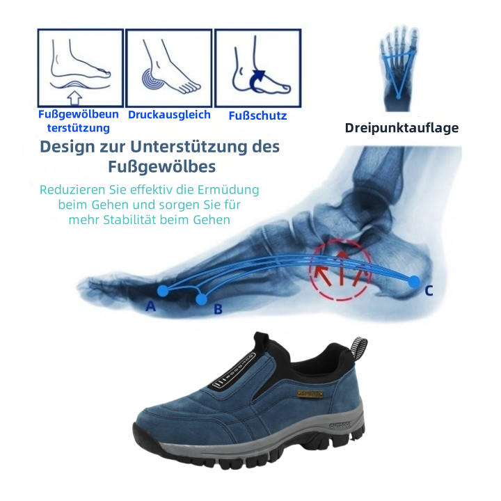 (🔥70% Rabatt heute - nicht verpassen) ⏰ - Weiche und bequeme Luxus-Wildleder-Orthopädieschuhe (stützend - lindert Fußschmerzen) zum Gehen