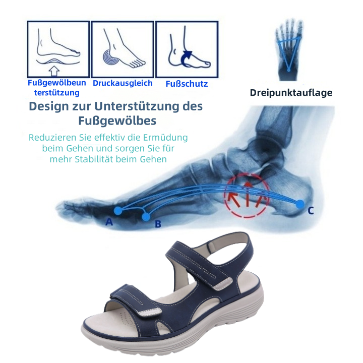 ⏰(Zeitlich begrenztes Frühlingsangebot, 50 % Rabatt – Nicht verpassen) Orthopädische Sandalen mit Fußgewölbeunterstützung✅Bequemes und schmerzfreies Gehen: Ergonomisches Design