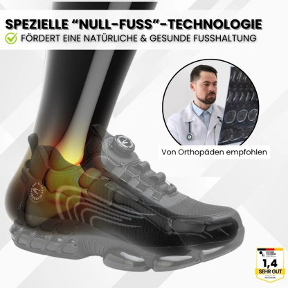 [🎁50% Rabatt heute, verpassen Sie es nicht] Ergonomische und schmerzlindernde Sicherheitsschuhe, Fußgewölbeunterstützung, verabschieden Sie sich von Gehbeschwerden