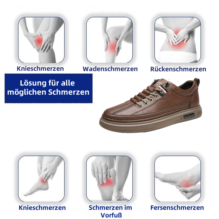 (🎉Begrenzte Zeit, 50 % Rabatt, nur heute) – Orthopädische Schuhe aus echtem australischem Leder – ✅ Unverzichtbare Schuhe für Männer, bequem und schmerzfrei