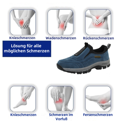 (🔥70% Rabatt heute - nicht verpassen) ⏰ - Weiche und bequeme Luxus-Wildleder-Orthopädieschuhe (stützend - lindert Fußschmerzen) zum Gehen