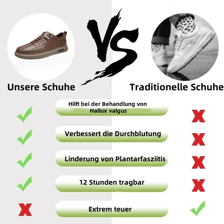 (🎉Begrenzte Zeit, 50 % Rabatt, nur heute) – Orthopädische Schuhe aus echtem australischem Leder – ✅ Unverzichtbare Schuhe für Männer, bequem und schmerzfrei
