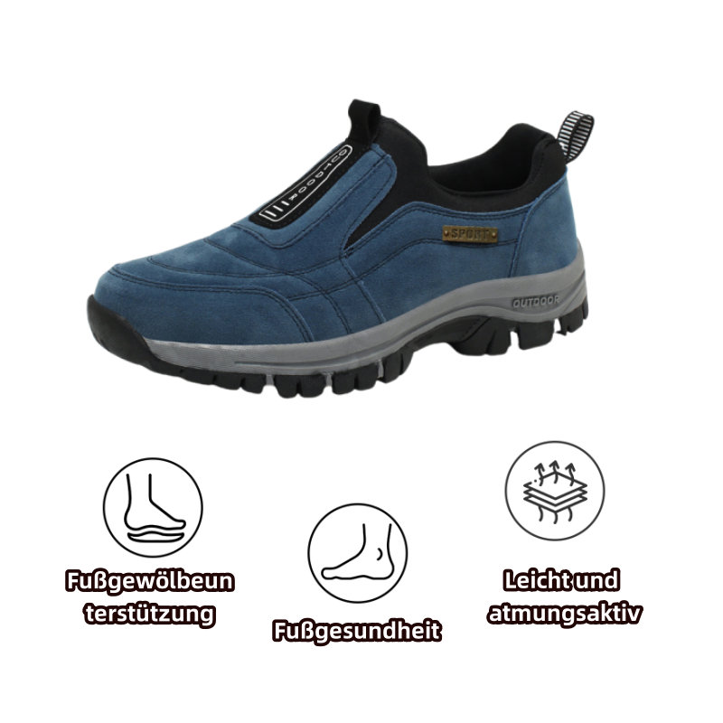 (🔥70% Rabatt heute - nicht verpassen) ⏰ - Weiche und bequeme Luxus-Wildleder-Orthopädieschuhe (stützend - lindert Fußschmerzen) zum Gehen