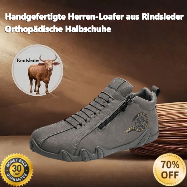 [70 % Rabatt am letzten Tag – endet bald] 🔥 Orthopädische Herrenschuhe aus Kalbsleder 👞 Einfaches An- und Ausziehen ✅ Fußgewölbeunterstützung für bequemes Gehen