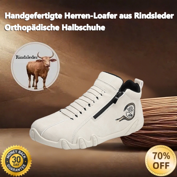 [70 % Rabatt am letzten Tag – endet bald] 🔥 Orthopädische Herrenschuhe aus Kalbsleder 👞 Einfaches An- und Ausziehen ✅ Fußgewölbeunterstützung für bequemes Gehen