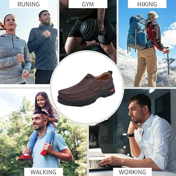 (🎉 Letzter Tag 70 % Rabatt, endet bald) 🐂 Orthopädische Herrenschuhe aus Kalbsleder👞 Fußgewölbeunterstützung✅ Lindert Fußschmerzen – Bequemes Gehen