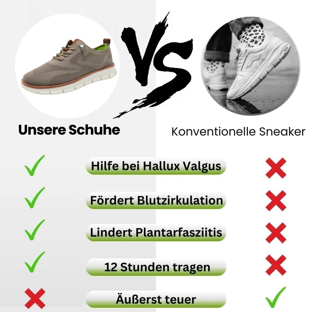 [Letzter Tag 70 % Rabatt – endet bald] 🔥 Ergonomisch gestaltete Freizeitschuhe für Herren 👞 Lindert Gehschmerzen ✅ Fußgewölbeunterstützung für bequemes Gehen