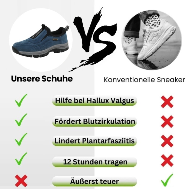 [⏰Heute 50 % Rabatt – nicht verpassen! ] 🔥 Medizinisch zertifizierte ergonomische Freizeitschuhe 👞 Handgenäht ✅ Fußgewölbeunterstützung für bequemes Gehen