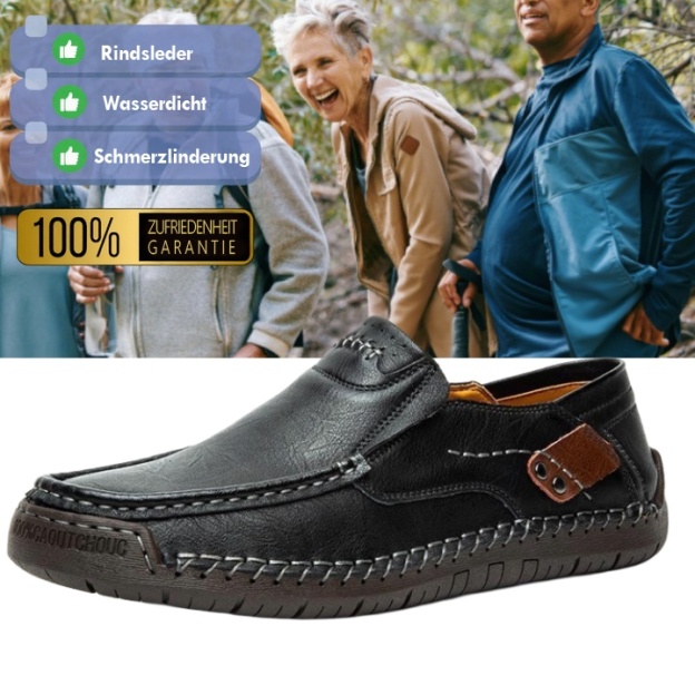 [Letzter Tag 70 % Rabatt – endet bald] 🔥 Herren-Loafer aus Kalbsleder 👞 Handgenäht ✅ Fußgewölbeunterstützung für bequemes Gehen
