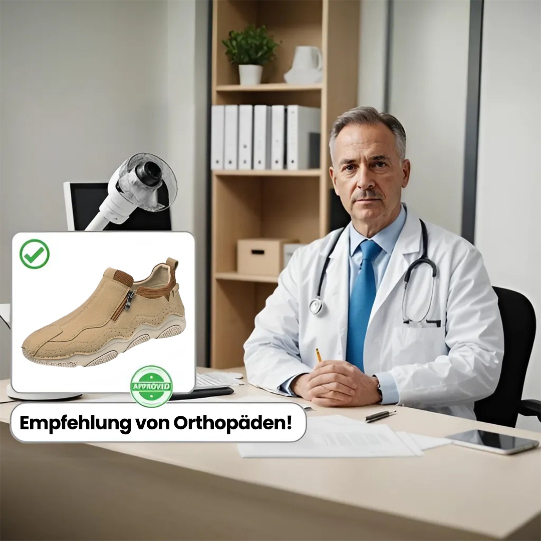 [Letzter Tag 70 % Rabatt – endet bald] 🐂 Herren-Loafer aus Kalbsleder 👞 Handgenäht ✅ Fußgewölbeunterstützung – Schmerzlinderung für bequemes Gehen