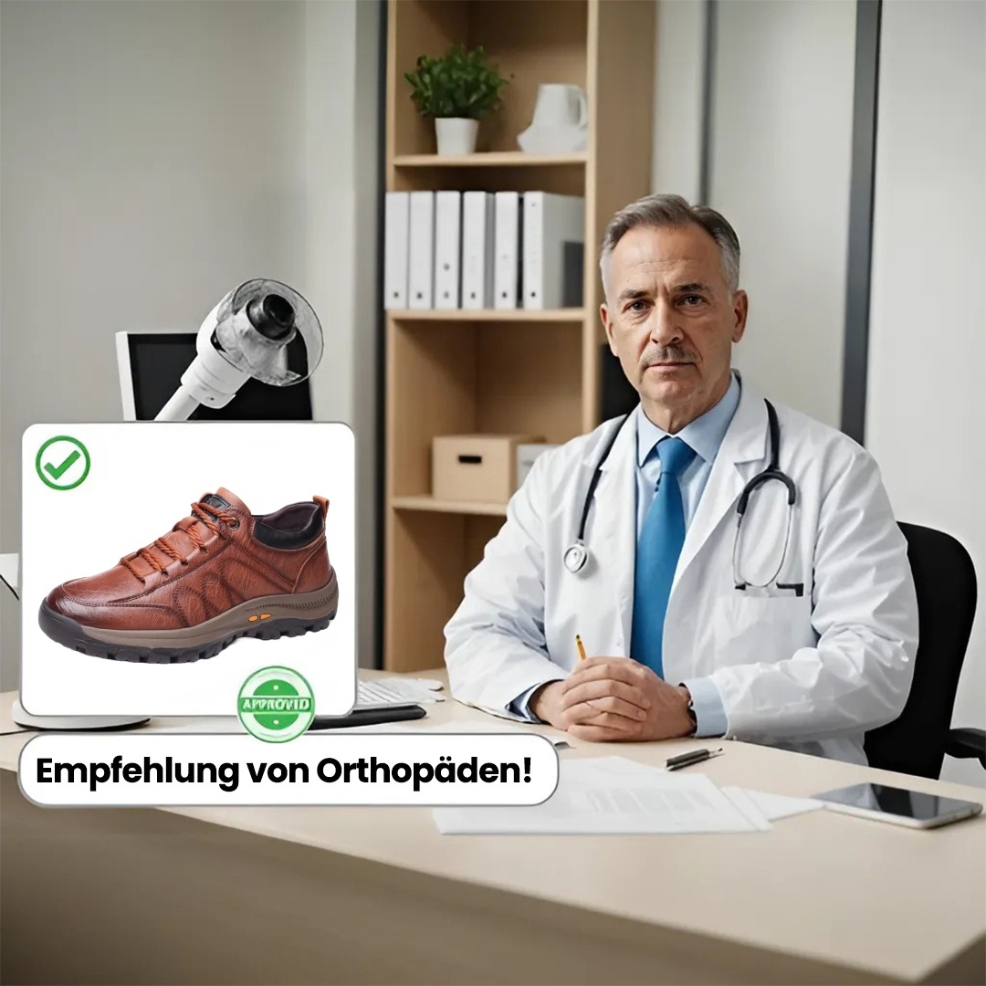 (🎉50 % Rabatt am letzten Tag, nicht verpassen) 🐂Freizeitschuhe aus australischem Kalbsleder 👞Handgenäht ✅Fußgewölbeunterstützung – bequemes Gehen